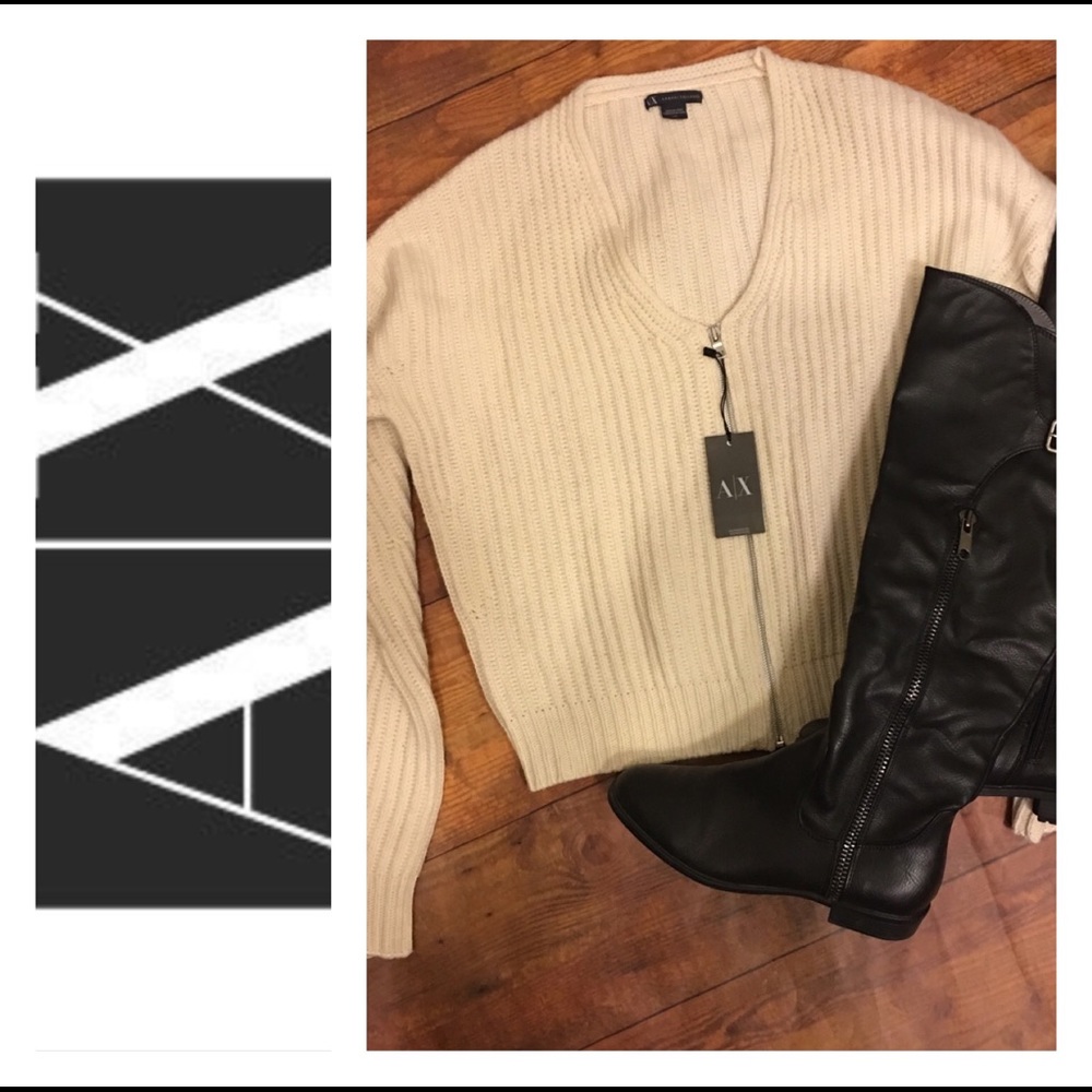New A/X Armani Exchange Sweater L
